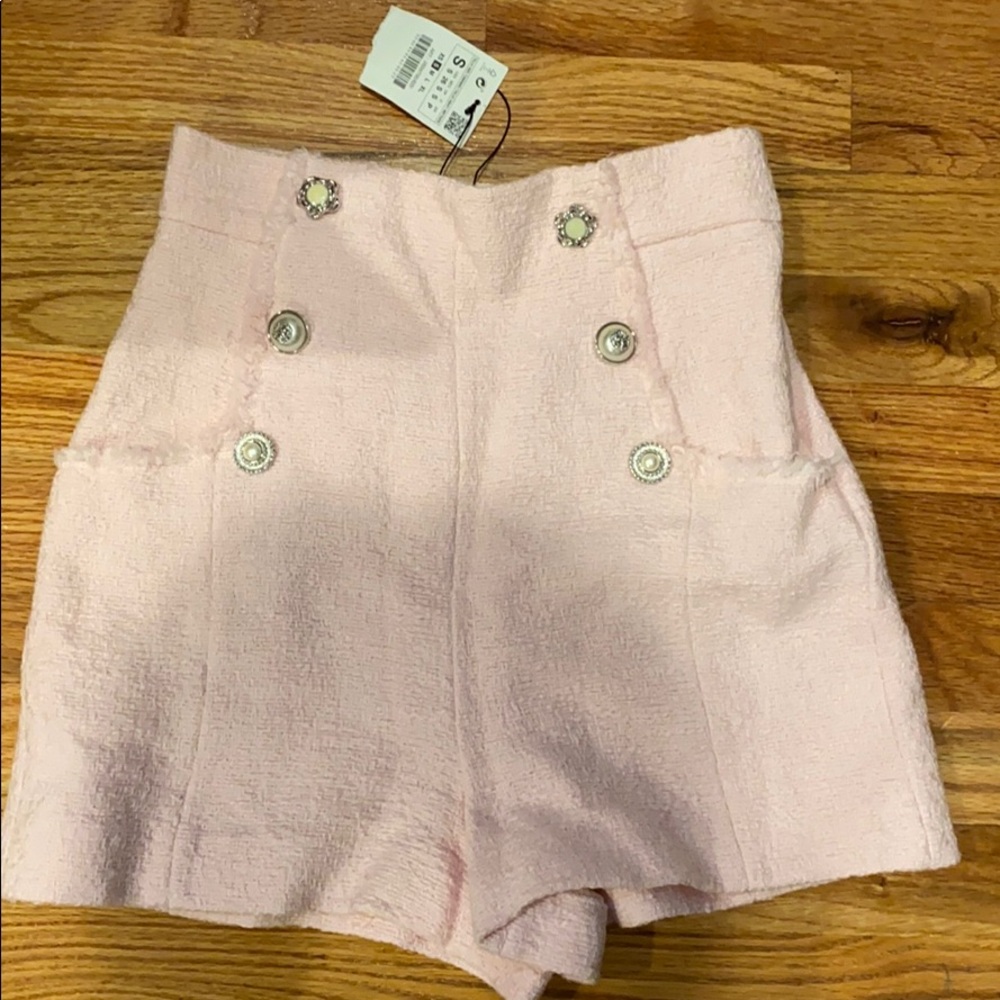 Zara tweed shorts RARE